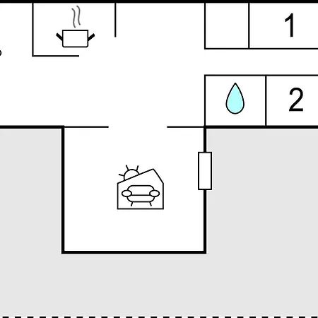 بيت للعطل Two-bedroom In *